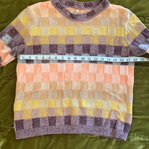 Free People short sleeve chenille sweater - Picture 7 of 10